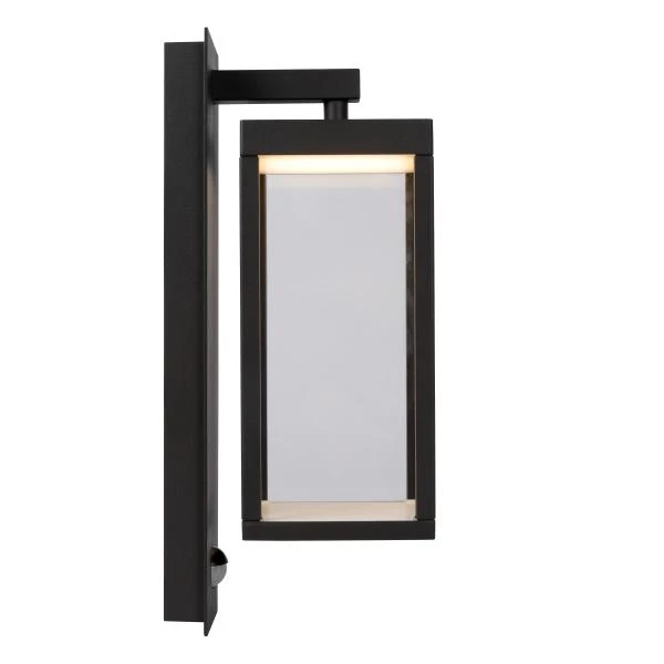 Lucide CLAIRETTE - Applique murale Intérieur/Extérieur - LED - 1x13W 3000K - IP54- Détecteur De Mouvement & Jour/Nuit (désactivable) - Anthracite - détail 1